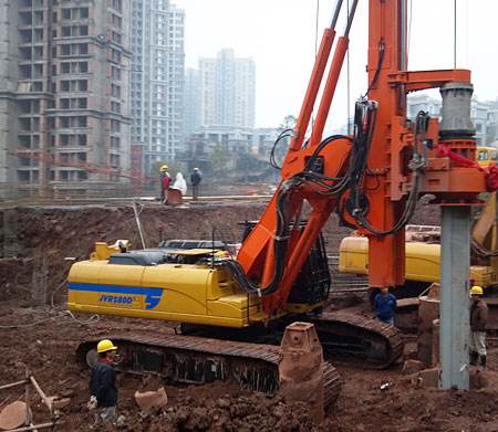 六盤(pán)水旋挖鉆機租賃工民建工程施工案例